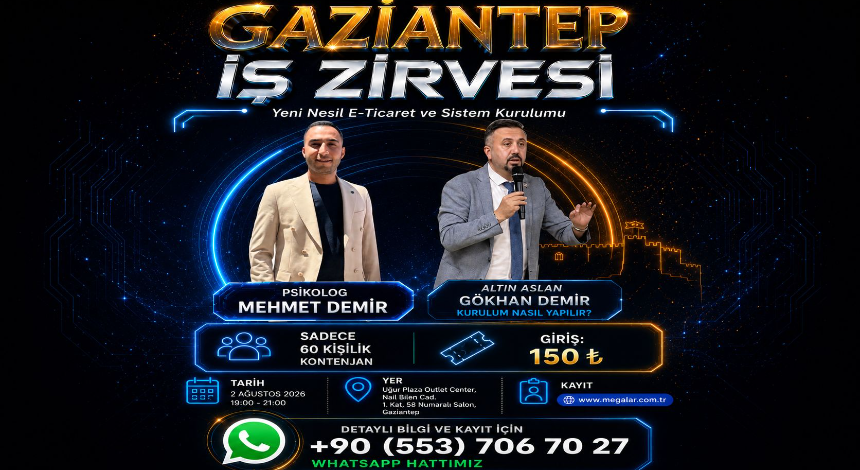 GAZİANTEP İŞ ZİRVESİ: DİJİTAL GELECEĞİNİ ŞİMDİ İNŞA ET!
